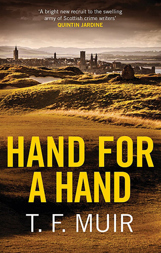 Hand for a hand book cover